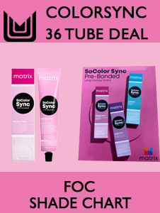 Color Sync 36 Tube - FOC 2021 Shade Chart