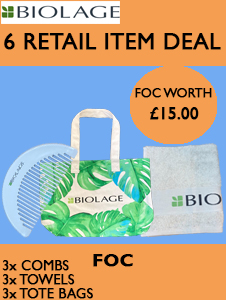 Buy 6 Retail Products Get Tote Bags, Towels, Combs FOC