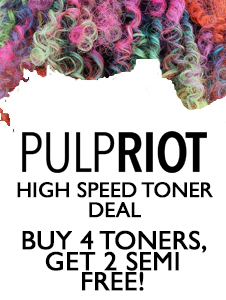 Pulp Riot Toner Deal  - Get 2 Semi Tubes FOC 