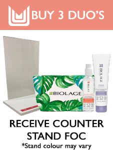 Matrix Biolage Deal - NEW Styling Duo with FOC Counter Stand