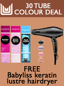 Matrix 30 Tube Deal - FOC Babyliss Keratin Dryer 