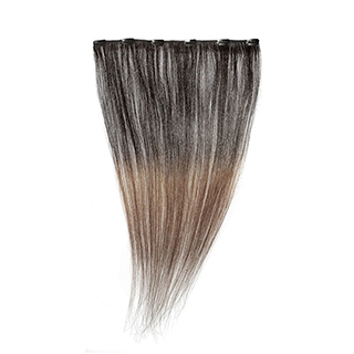 SILKY STRAIGHT CLIPWEFT 18" (1B-33) DIP DYE