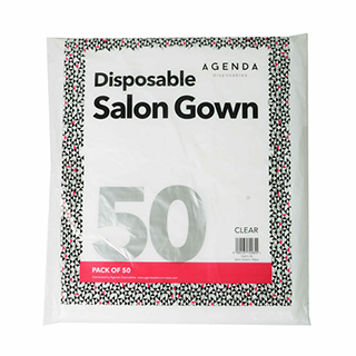 Agenda Clear Disposable Client Gowns Pack of 50