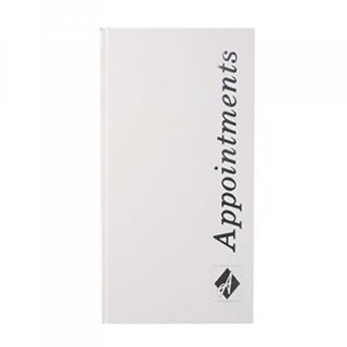 Beauty Appointment Book 3 Column (White)