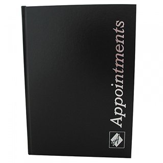 APPOINTMENT BOOK 6 COLUMN (BLACK)