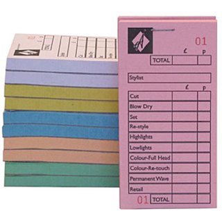 NUMBERED CHECK RECEIPT PADS 12'S ASSORTED