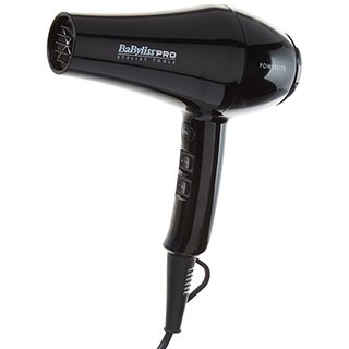 BABYLISS BLACK POWERLITE HAIRDRYER 1900W