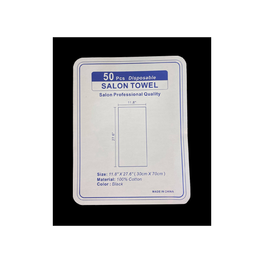 CRewe Orlando Black Disposable Towels Pack of 50