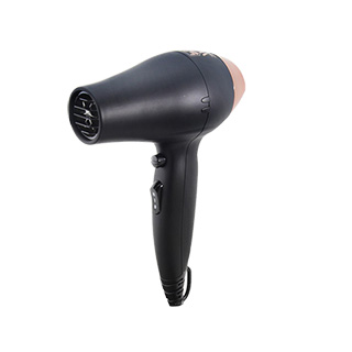 Crewe Orlando Lim Mini Travel Dryer - Black/Rose Gold