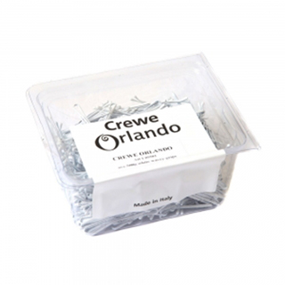 CREWE ORLANDO 2" WHITE WAVEY KIRBY GRIPS (PACK OF 500)