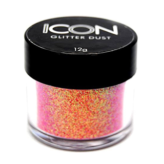 Cuccio Icon Glitter Nail Dust - Iridescent Hot Pink 008 Hex