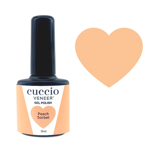 New Cuccio gel Polish - Rainbow Sorbet Collection - Peach 9ml