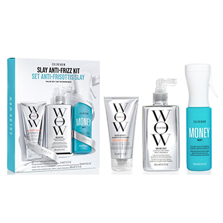 Color Wow Xmas Gift Set - Slay Anti-Frizz Set Contains Shampoo, Money Mist and Dream Coat