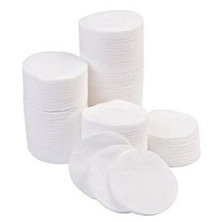 Round Smooth Cotton Cosmetic Pads - Pack of 500