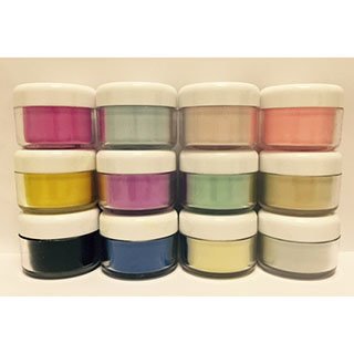 Single Coloured Acrylic Powder Pots