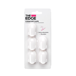 The Edge Soak Off Clips Pack of 5