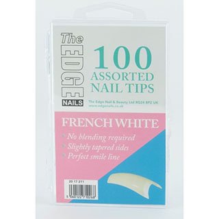 THE EDGE FRENCH TIPS 100 ASSORTED