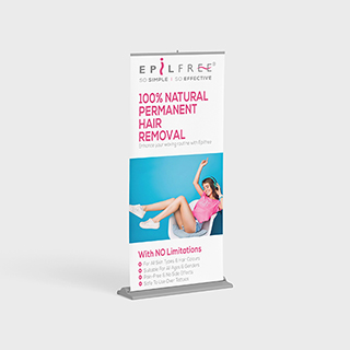 Epilfree Pop Up Banner - Music