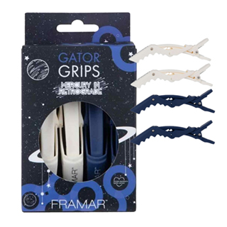 Limited Edition Framar Mercury in Retrograde Gator Clips Pack of 4