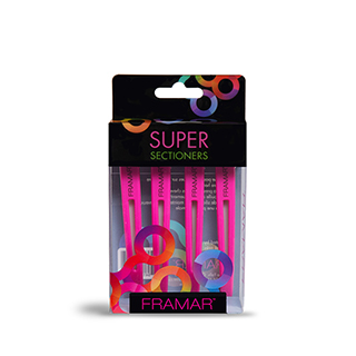 Framar Super Sectioners Pink Clips