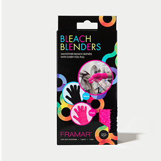 Framar Bleach Blender Gloves Pack of 2   Pink and Black