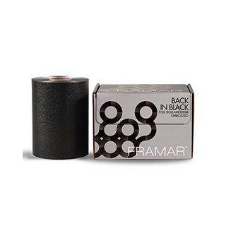 Framar Black Embossed Foil Roll