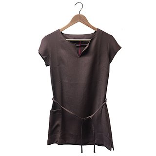 * TUNIC POCKET & TIE BITTER CHOC (10)