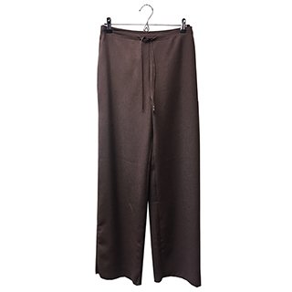 * WIDE LEG TROUSER BITTER CHOC SIZE 10