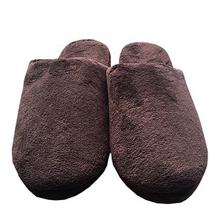 Microfleece Slippers Chocolate