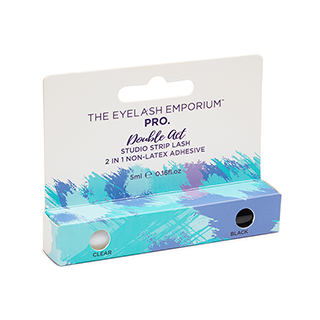 the Eyelash Emporium Pro Double Act 2 In 1 Latex Free Strip lash Adhesive