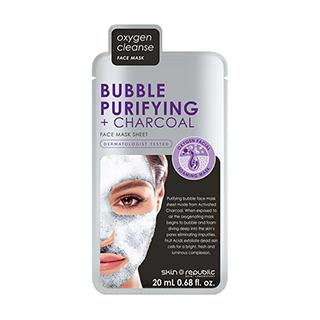 Skin Repubic Face Sheet Mask - Bubble Purifying and Charcoal