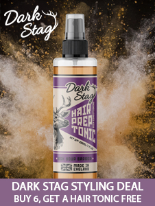 Dark Stage Deal - Buy Any 6 Products Get A Hair Prep Tonic and Counter Stand Foc