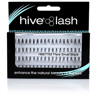 HIve Individual Lashes - Small Flare Black (76)