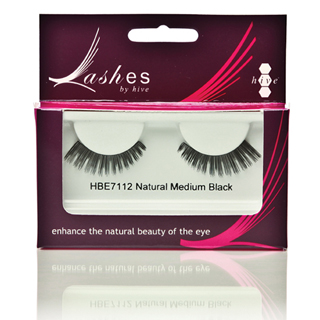 Hive Black Strip Lashes - Natural Look with adhesive