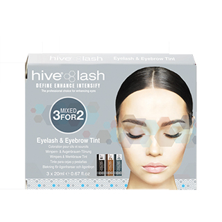 Hive 3 for 2 Mixed Lash Tint Pack 20ml x 3 (black, brown + blue/black)