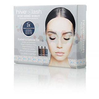 Hive Lash + Brow Tint Value Pack - blue/black 3 x 20ml