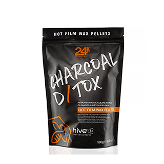 Hive Charcoal D/Tox Hot Film Wax Pellets 500g