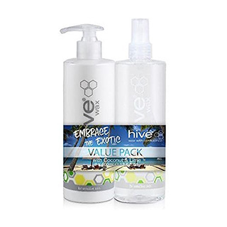 Hive Exotic Coconut & Lime Pre Wax Spray & Afterwax lotion Duo Pack 400ml