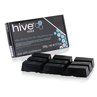 Hive Extra Strong Hot Film Wax Block 500g - Black