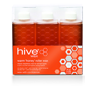 Hive Roller Wax Warm 'Honey' 6 Pack
