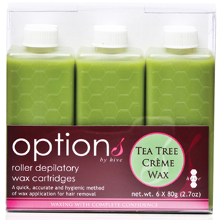 ROLLER CREME WAX REFILLS TEA TREE (6PK)