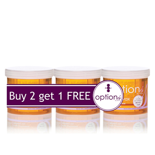 HIVE OPTIONS WARM HONEY WAX (3 FOR 2 PACK OFFER)