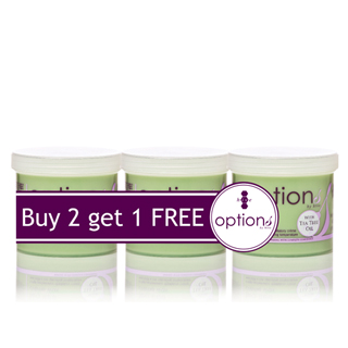 OPTIONS CREME TEA TREE WAX (3 FOR 2 PACK)