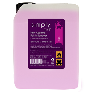 SIMPLY THE NON-ACETONE POLISH REMOVER 5LTR