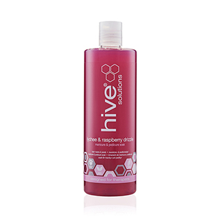 Hive Manicure and Pedicure Lychee and Raspberry Drizzle Soak 400ml