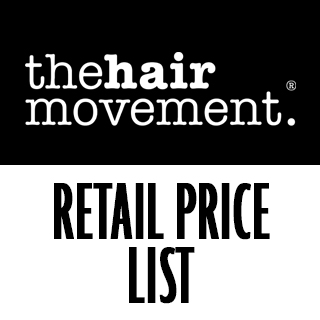 The Hair Movement Retail Price List