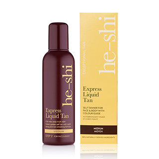 HE-SHI EXPRESS LIQUID TAN 150ML