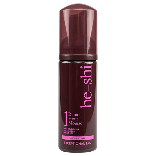 He-Shi Rapid 1 Hour Tanning Mousse - Dark Shade
