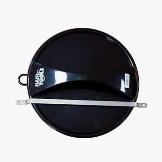 HAIRTOOLS ROUND MIRROR AND BRACKET - BLACK