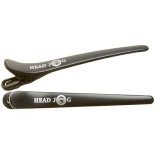 HAIRTOOLS HEAD JOG SUPA-KLIPZ SECTION CLIPS BLACK